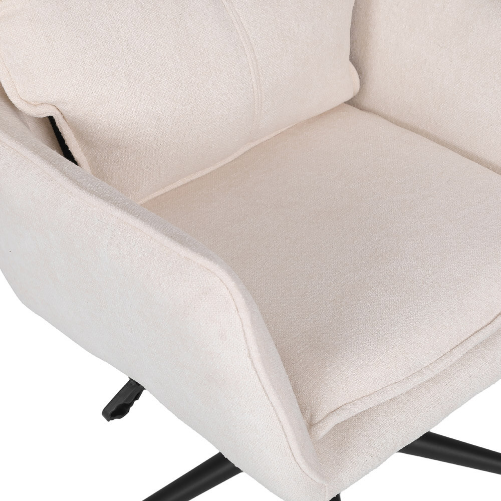 Bürostuhl aus Webstoff CORA - Beige
