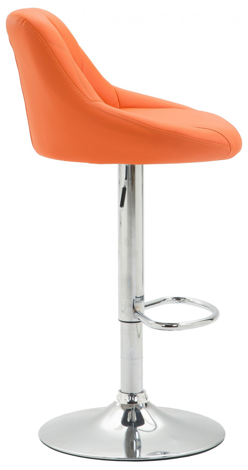 2er Set Barhocker Lazio Kunstleder C, orange