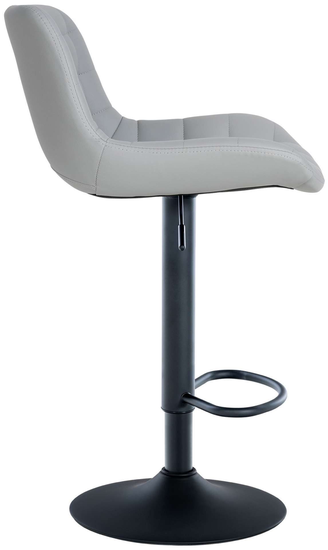 Barhocker Tover Kunstleder, grau