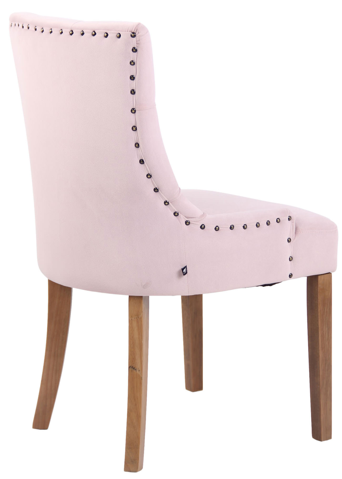 Esszimmerstuhl Aberdeen Samt antik-hell, pink