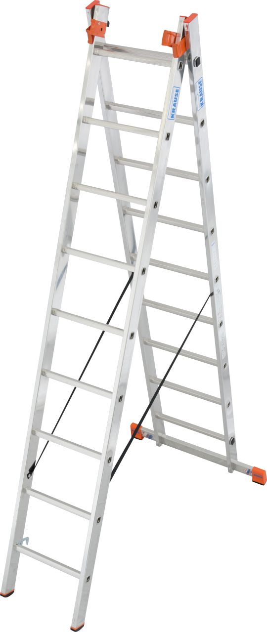 MONTO Sprossen-Vielzweckleiter Tribilo 3x9 Sprossen