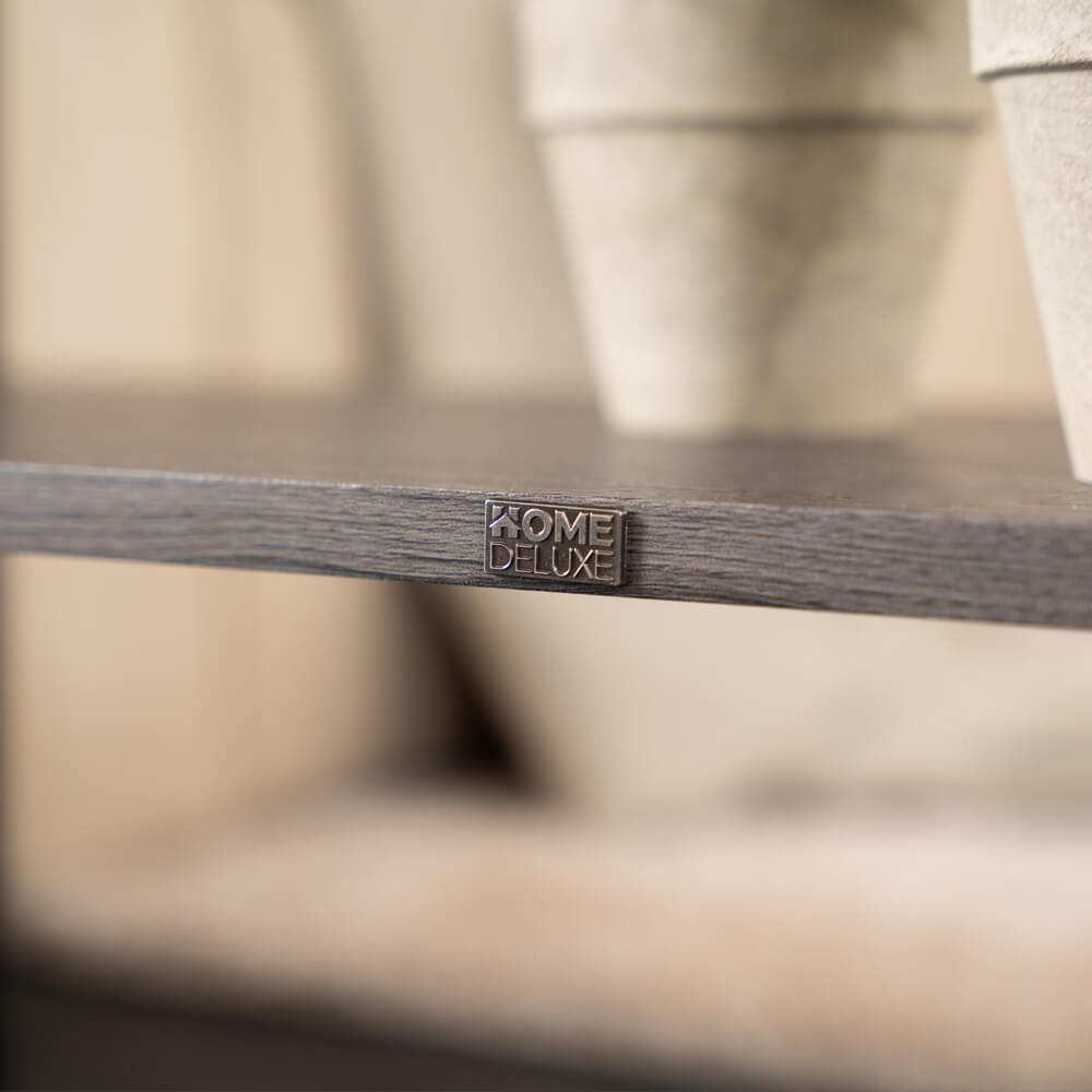 Regal INDU Dark Oak - (L x B x H): 140 x 35 x 110 cm