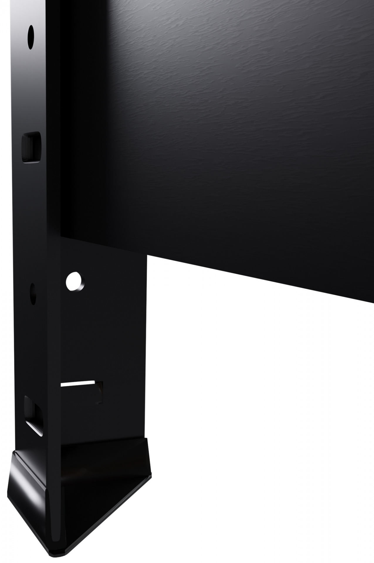 3er Regalsystem, schwarz