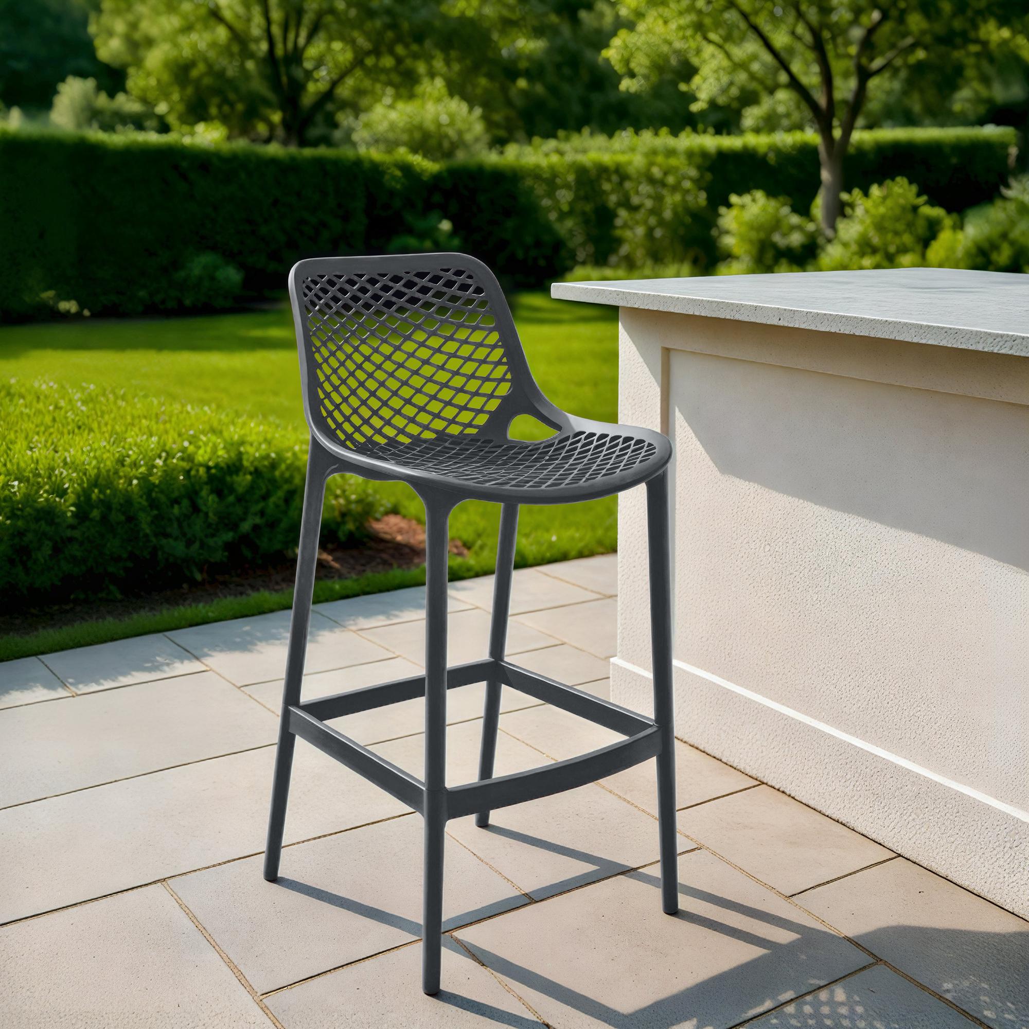Barhocker Air, dunkelgrau