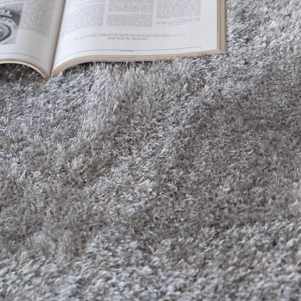 Hochflor Teppich SOFI - 230 x 160 cm Dunkelgrau