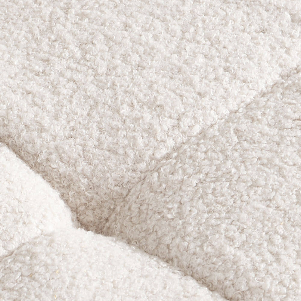 Teddy Sofa Bouclé COMO - 236 x 68 cm Beige