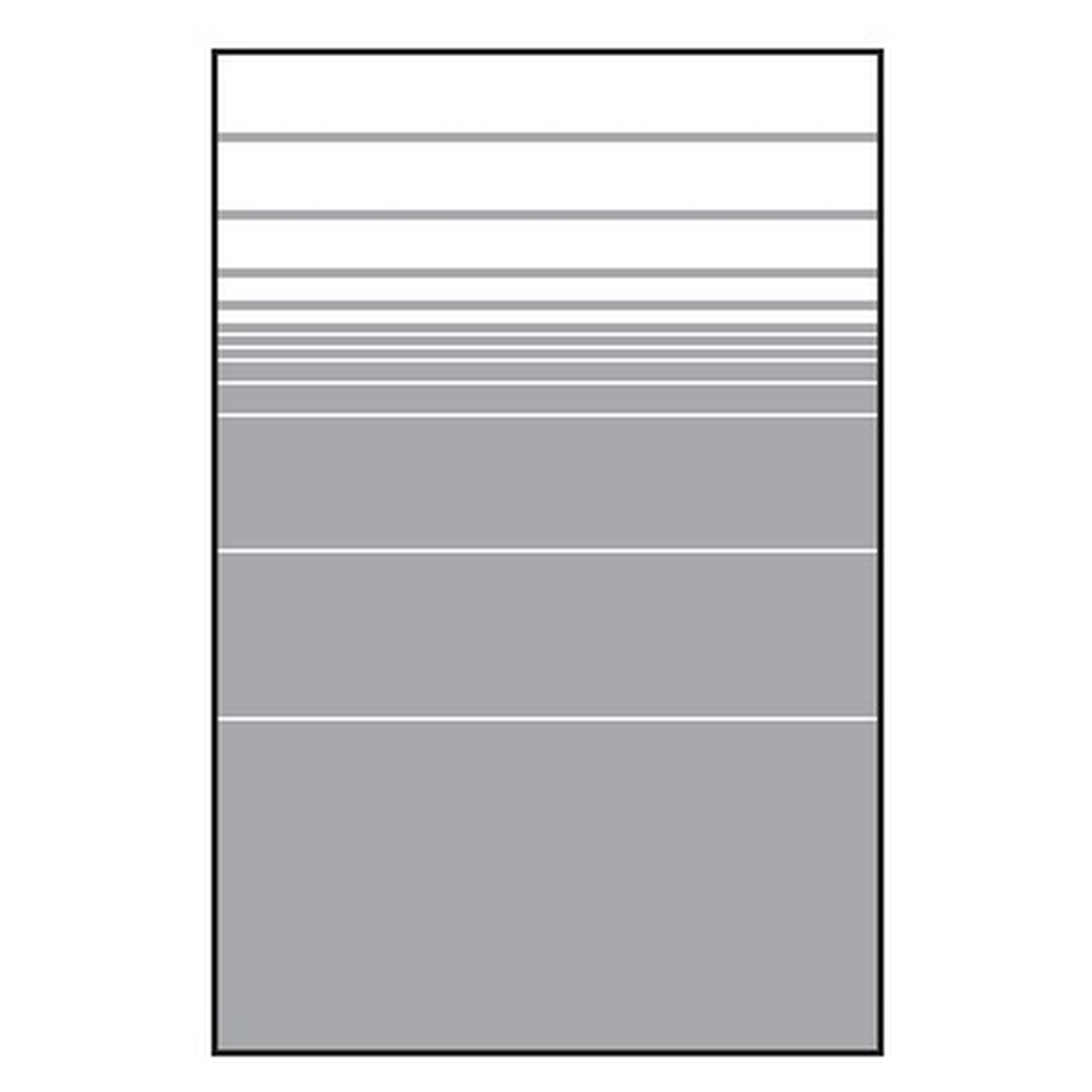VETRO Glasscheibe, B 1200 x H 1800 mm, Streifen-Dekor 81, satiniert