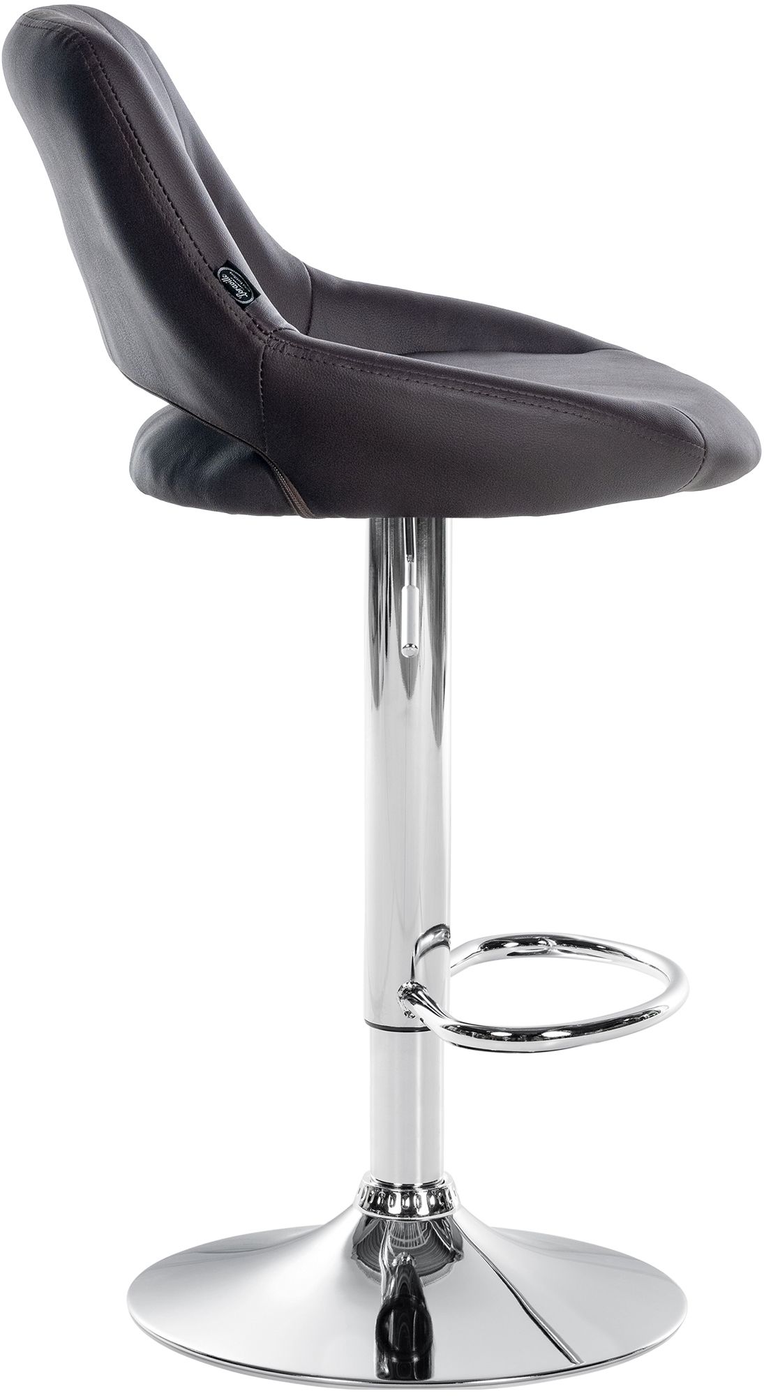 2er Set Barhocker Milet Kunstleder C, braun