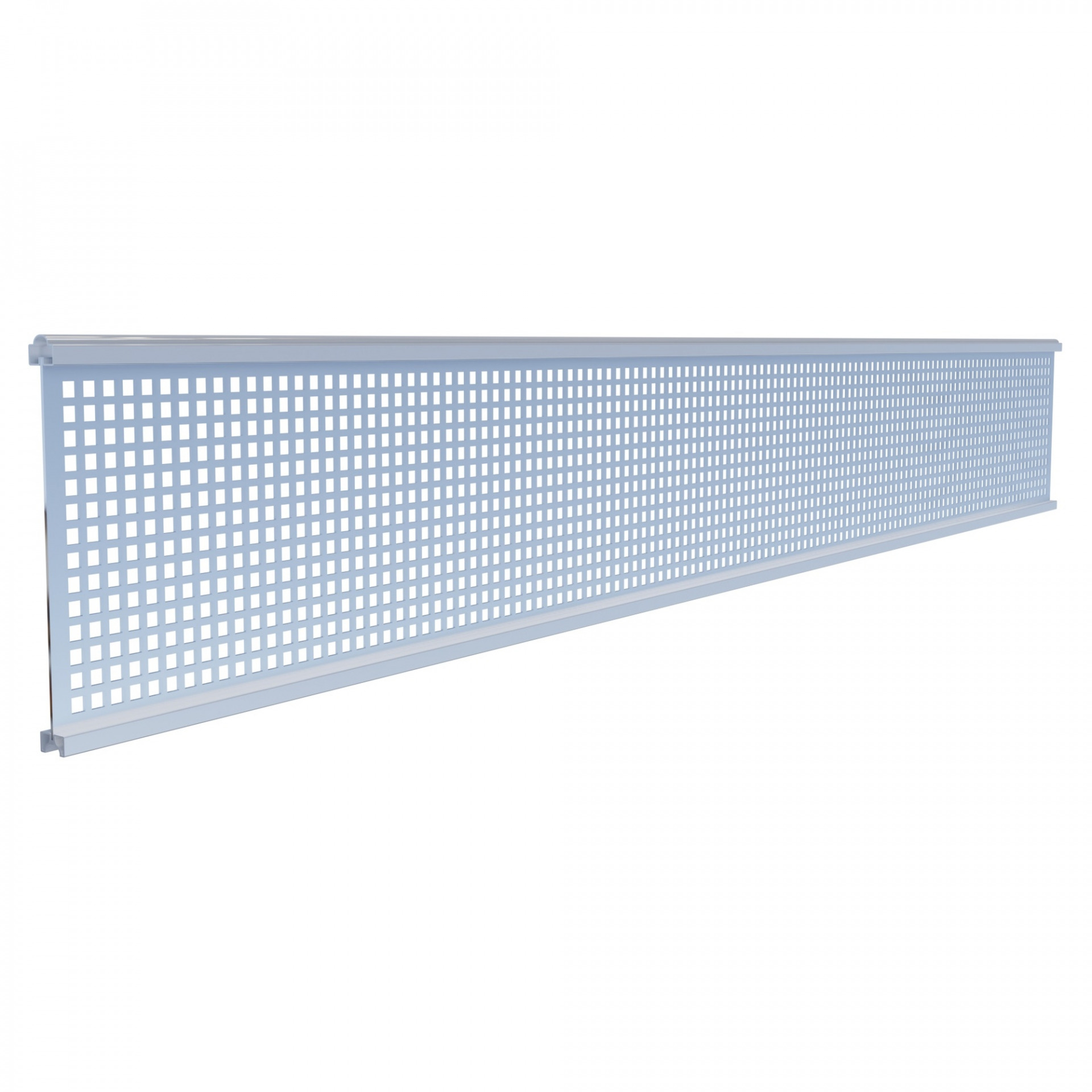 TJÖRN-Serie WPC-Steckzaunsystem, Gitterfüllung, 6 x 206 x 1793 mm, SILBER