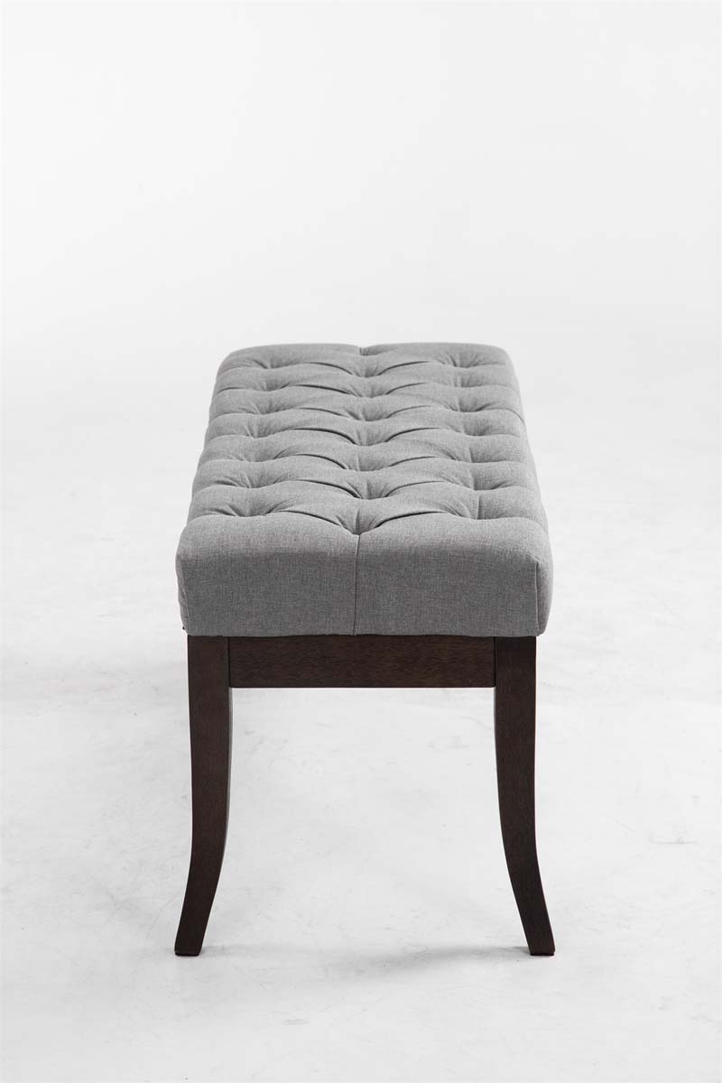 Sitzbank Ramses Stoff antik-dunkel 100, grau