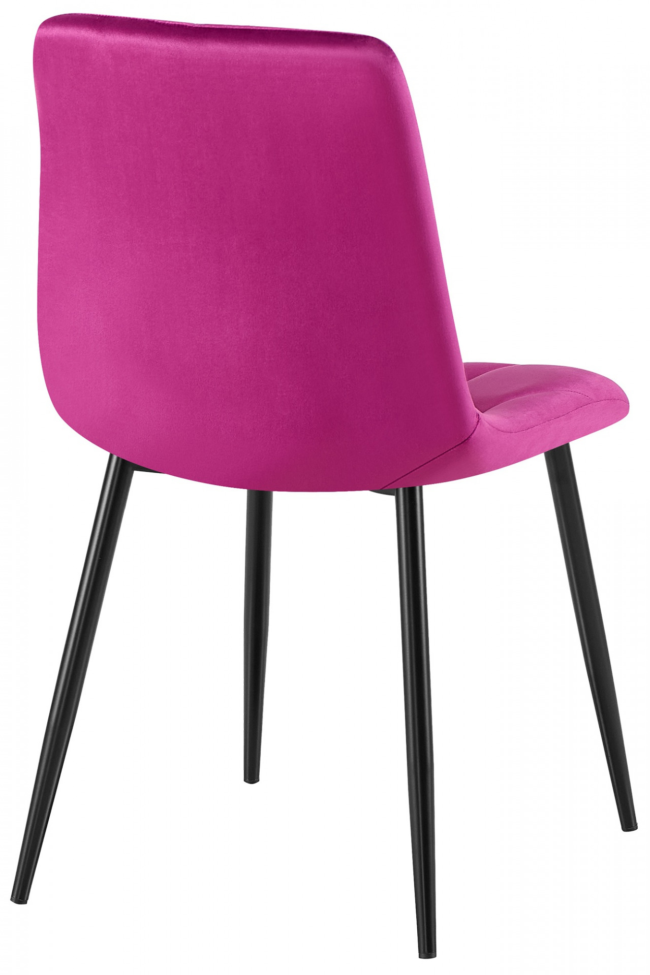 2er Set Esszimmerstuhl Clairton Samt, lila