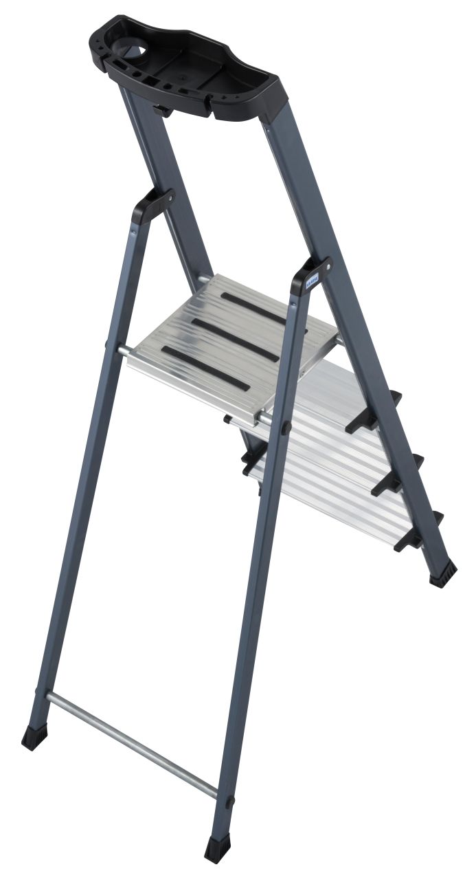 MONTO Stufen-Stehleiter Securo eloxiert, 1x4 Stufen