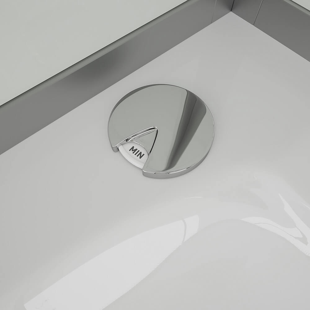 Dampfdusche mit Whirlpool ALLIN 4IN1 - 170 x 90 Weiß Links