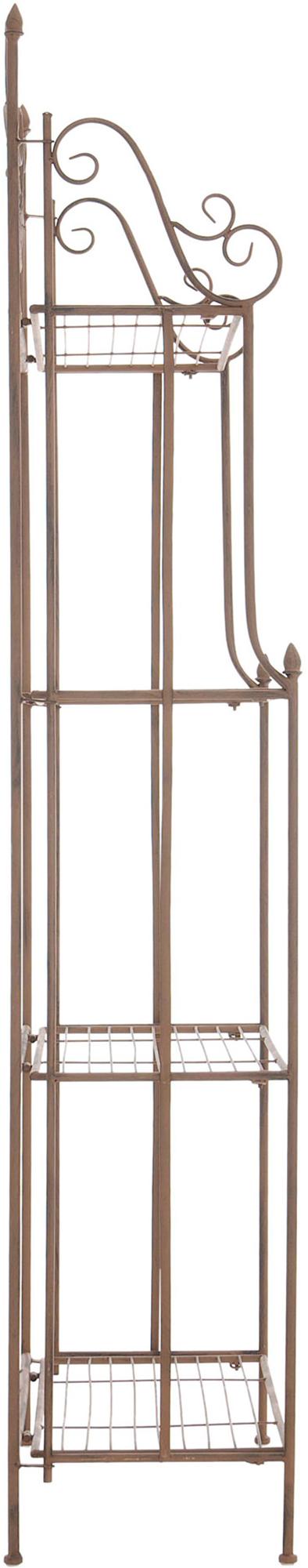 Standregal Flora, antik braun