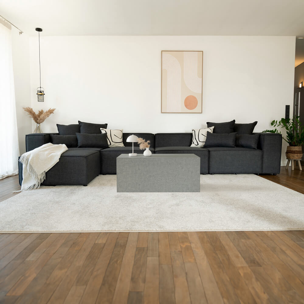 Modulares Sofa VERONA XL - 414 x 207 cm Anthrazit