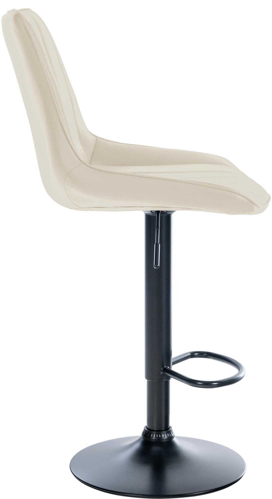 2er Set Barhocker Toni Kunstleder schwarz, creme