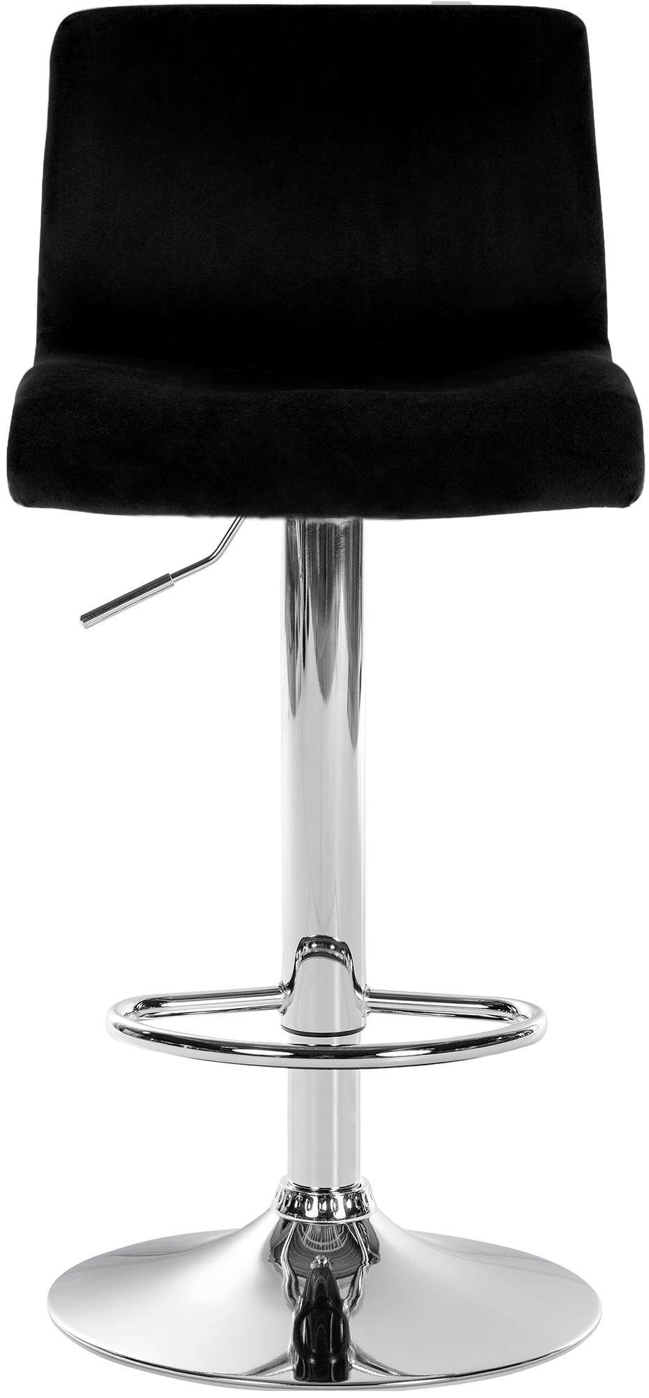 Barhocker Hoover Samt C, schwarz