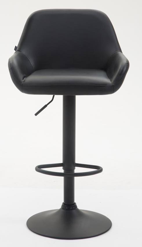 2er Set Barhocker Braga Kunstleder schwarz, schwarz