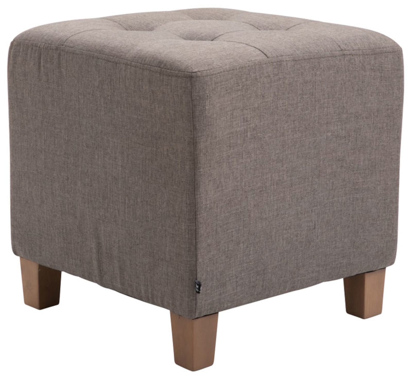2er Set Sitzhocker Pharao, antik-hell, taupe