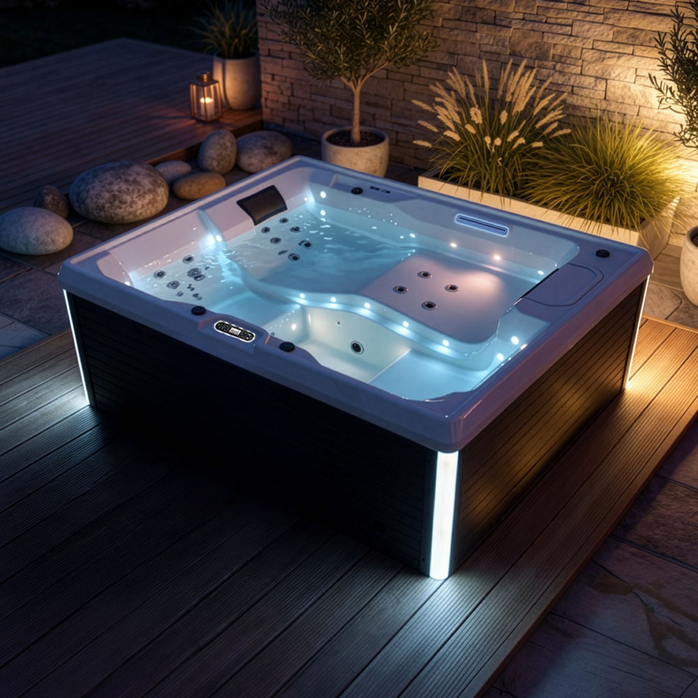 Outdoor Whirlpool STREAM PURE 211 x 156 cm für 3 Personen