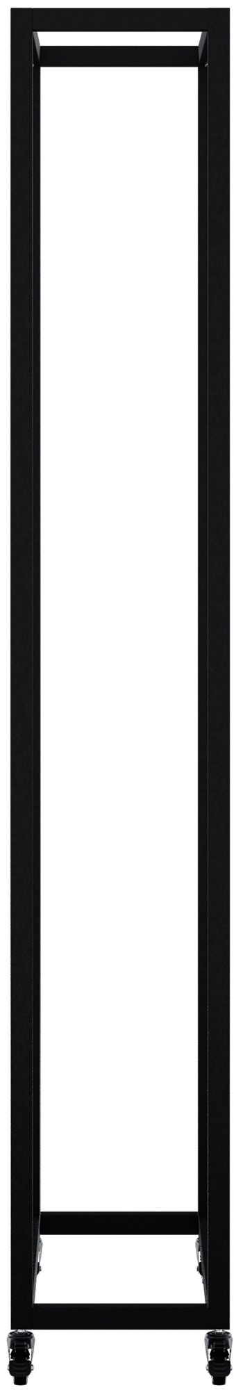 Kaminholzständer Hilta 25x60x150 cm, schwarz