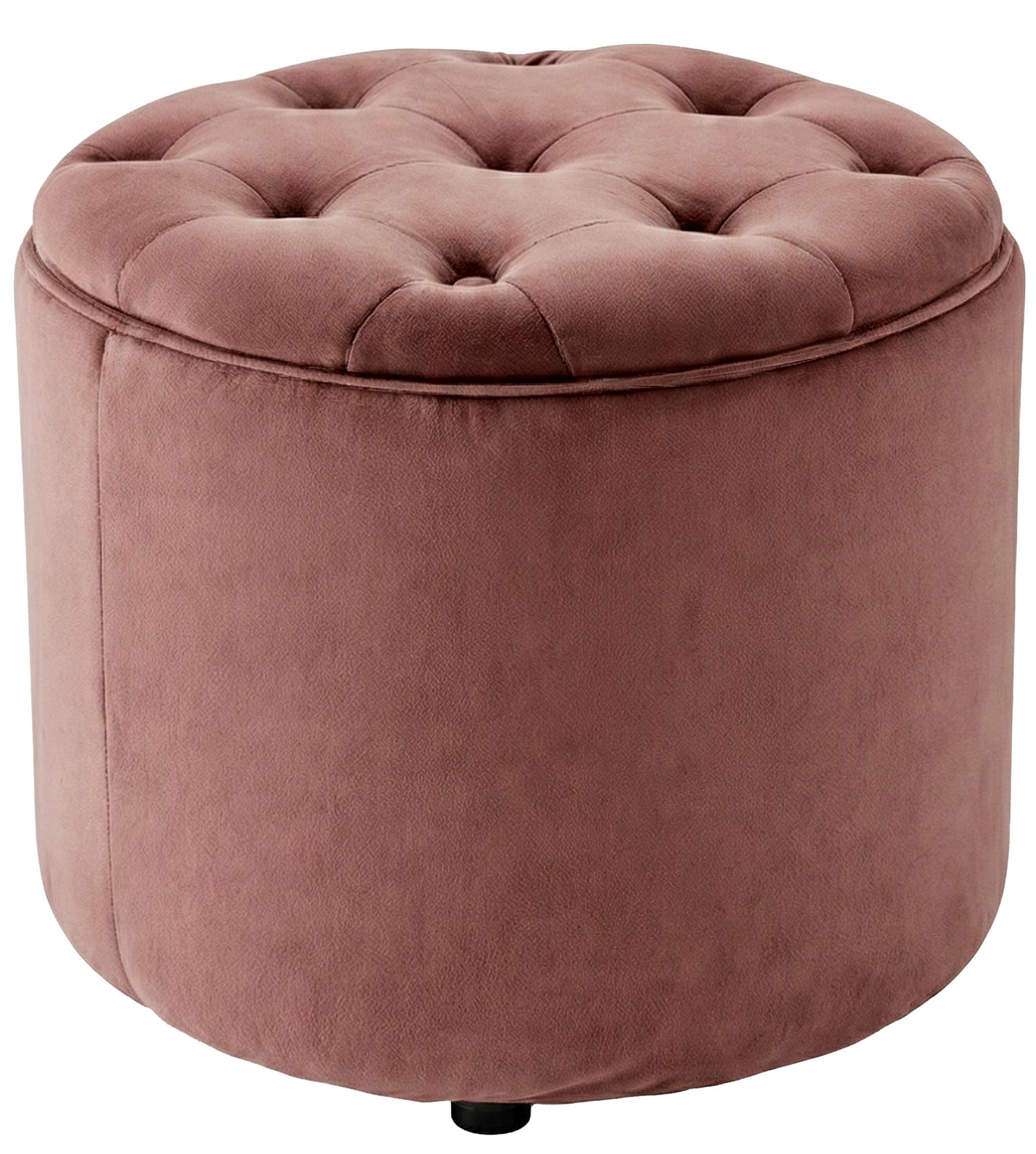 Sitzhocker Pantin Samt, pink