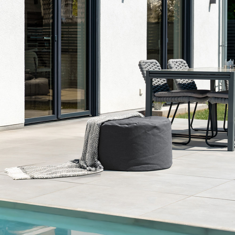 XXL Outdoor Sitzsack CLOUD Hocker - Anthrazit