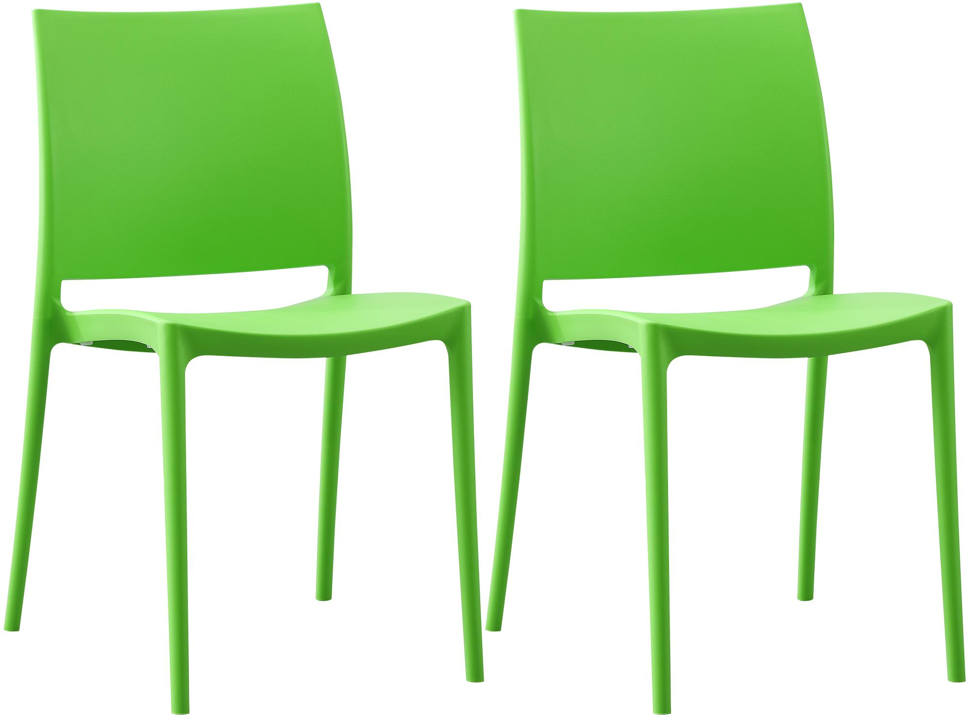 2er Set Stuhl Meton, grün