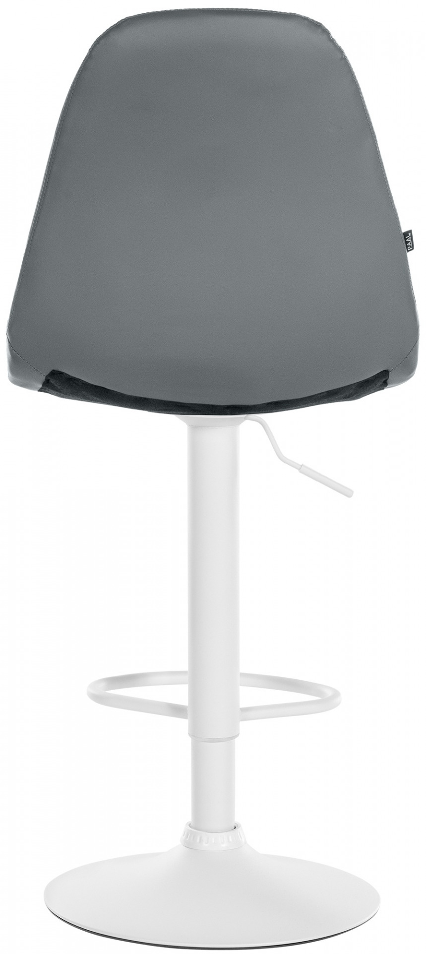 Barhocker Elmore Kunstleder W, grau