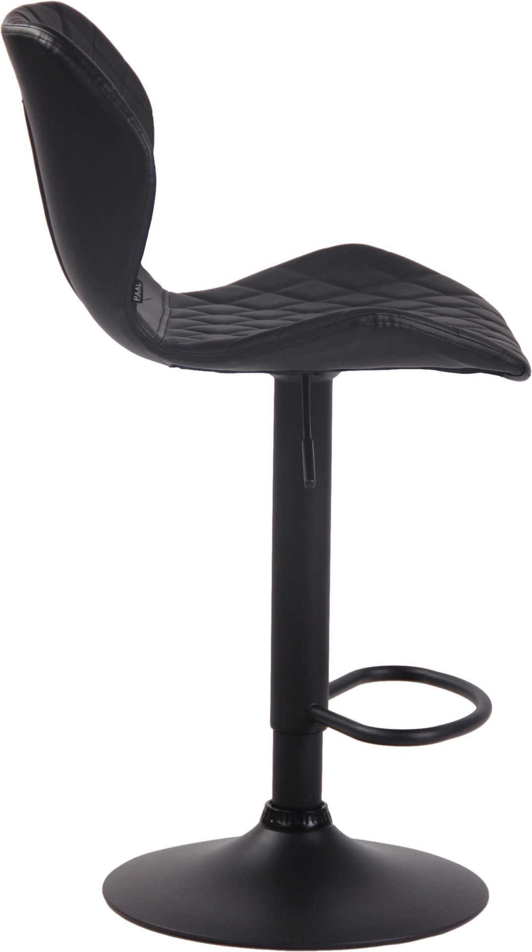 Barhocker Cork Kunstleder schwarz, schwarz