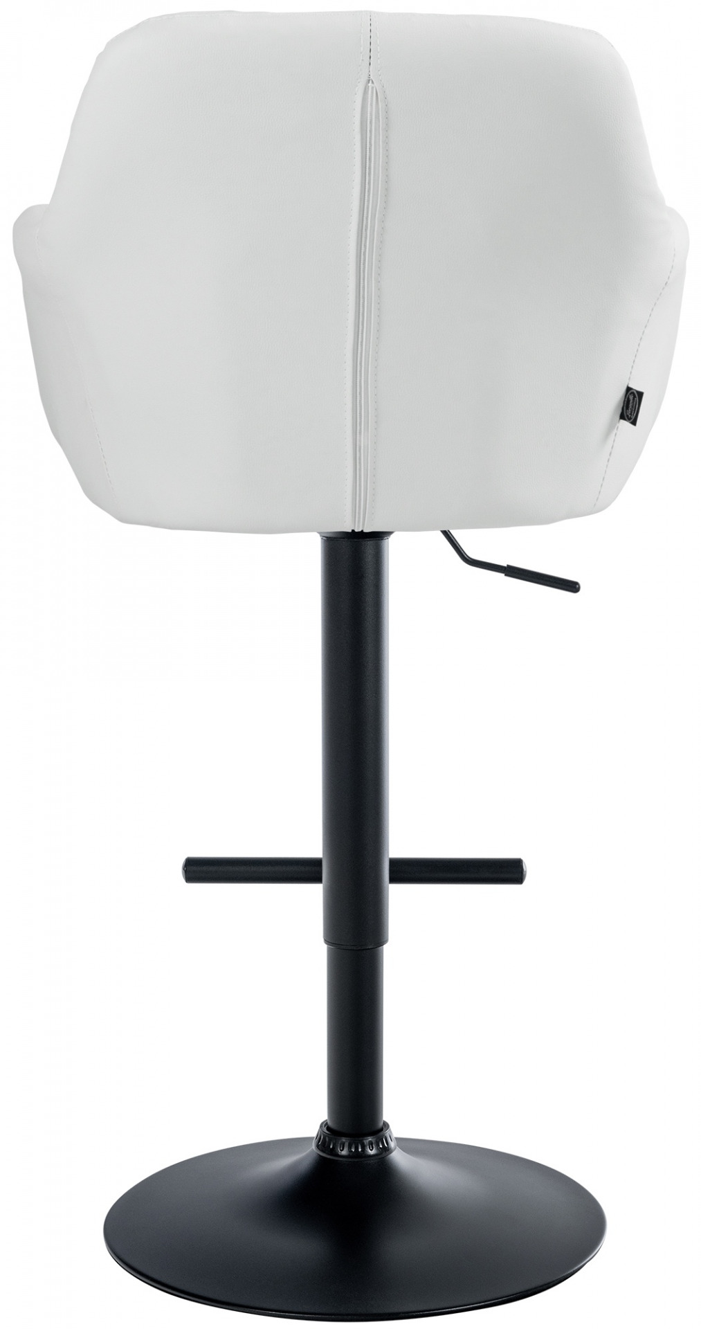 Barhocker Natoma Kunstleder schwarz, weiß