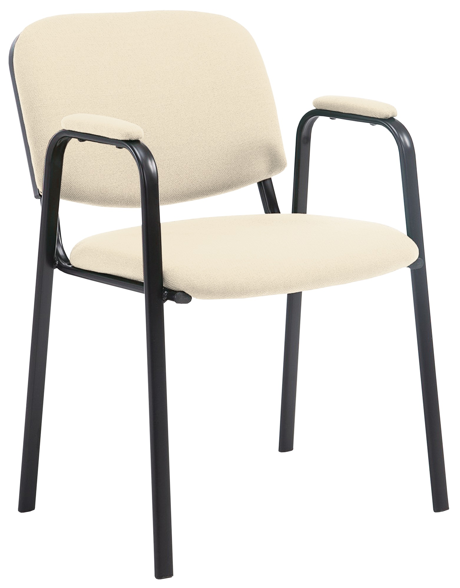 Besucherstuhl Ken PRO Stoff, creme