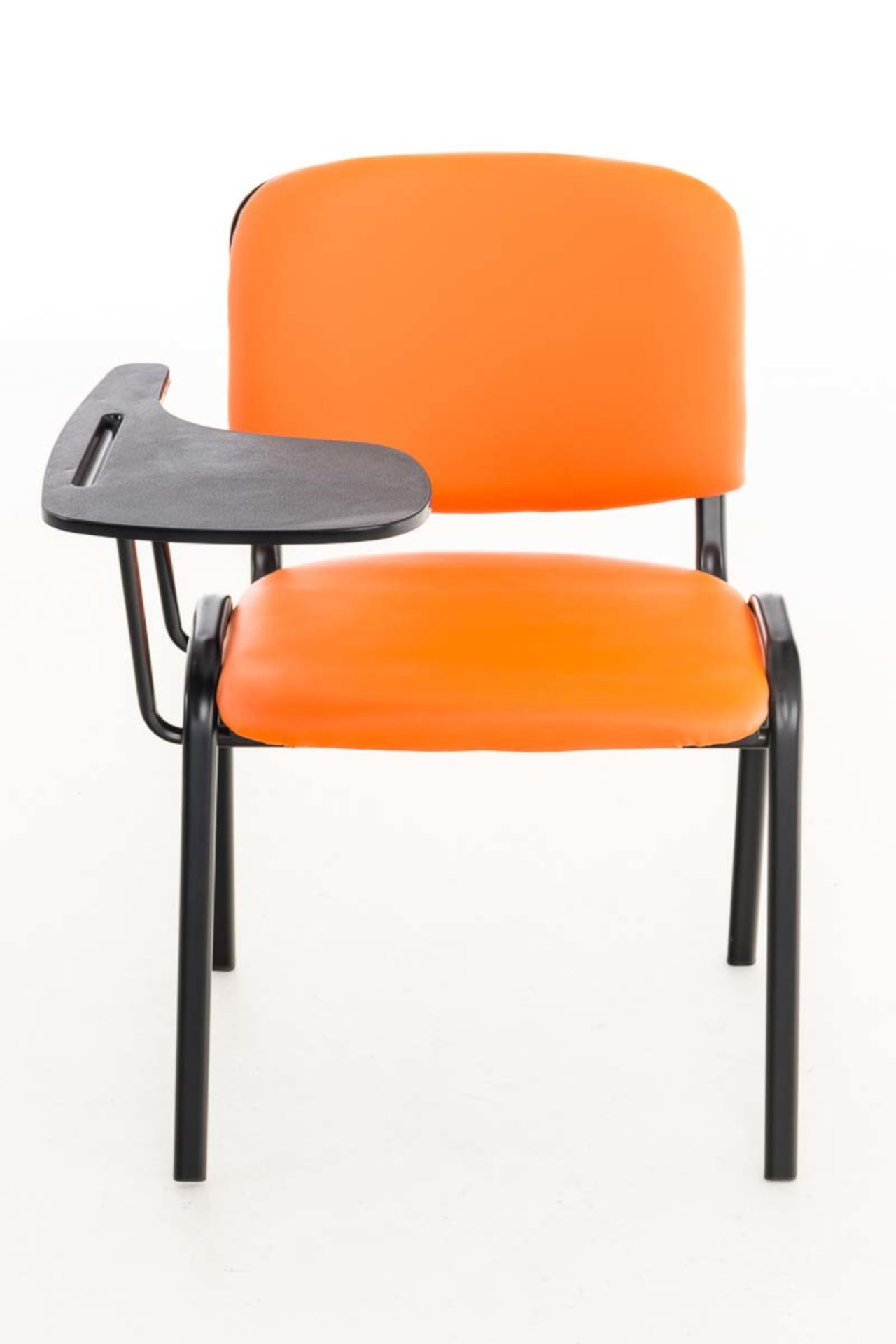 4er Set Stühle Ken mit Klapptisch Kunstleder, orange
