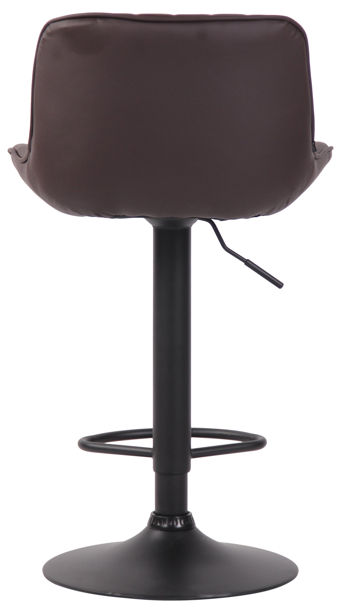 Barhocker Lentini Kunstleder schwarz, braun