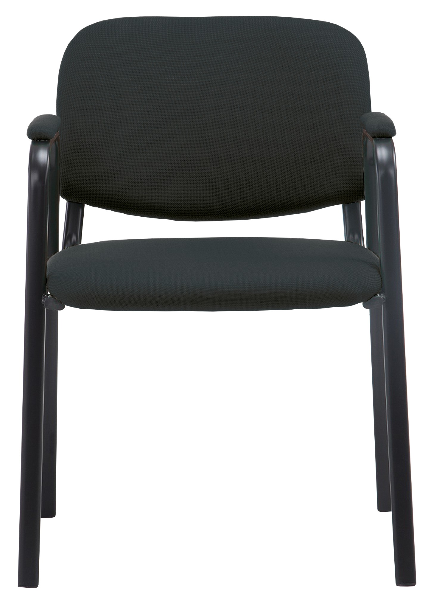 Besucherstuhl Ken PRO Stoff, schwarz