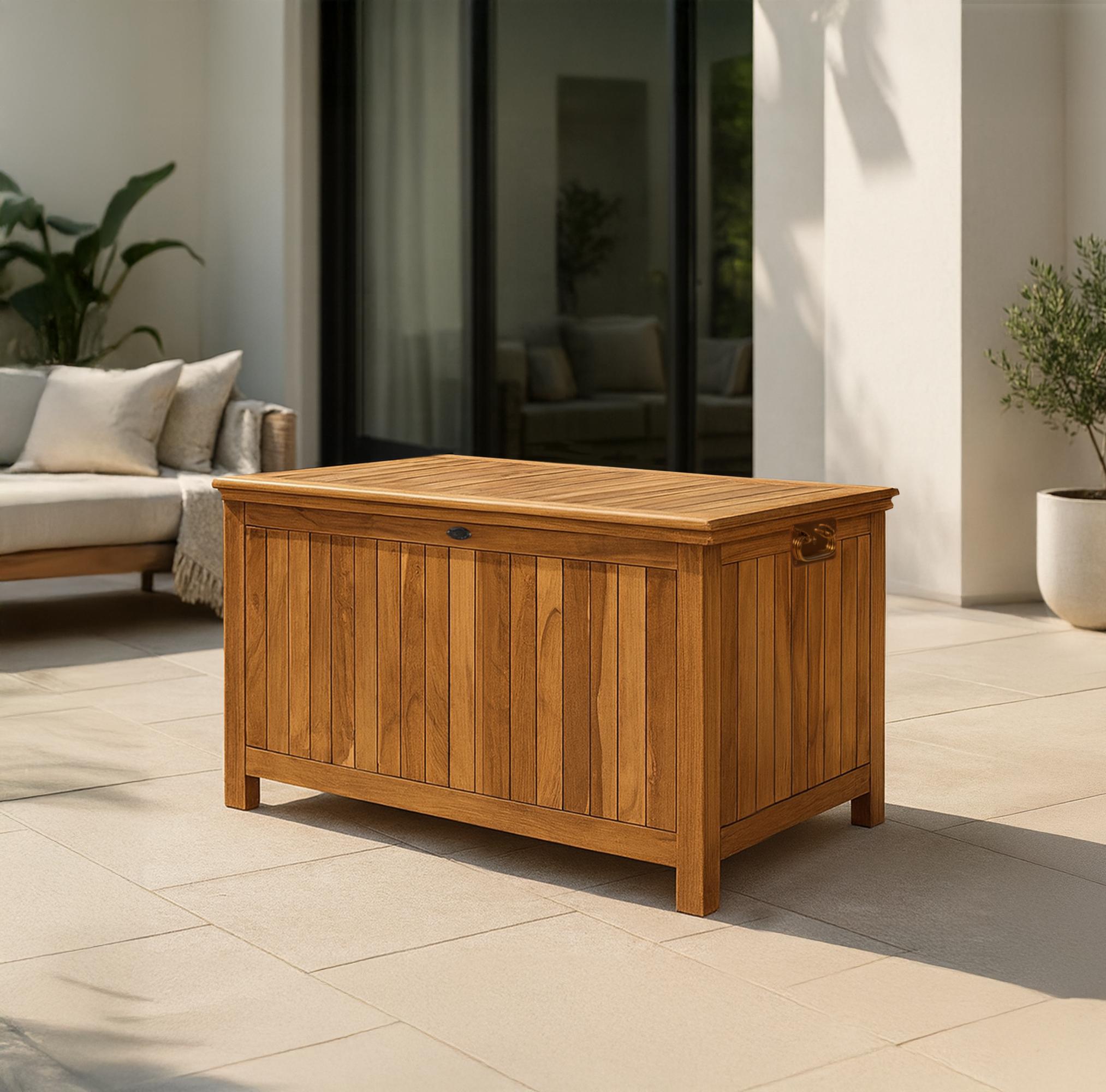 Teak Gartenbox Novena 120X62X60, teak