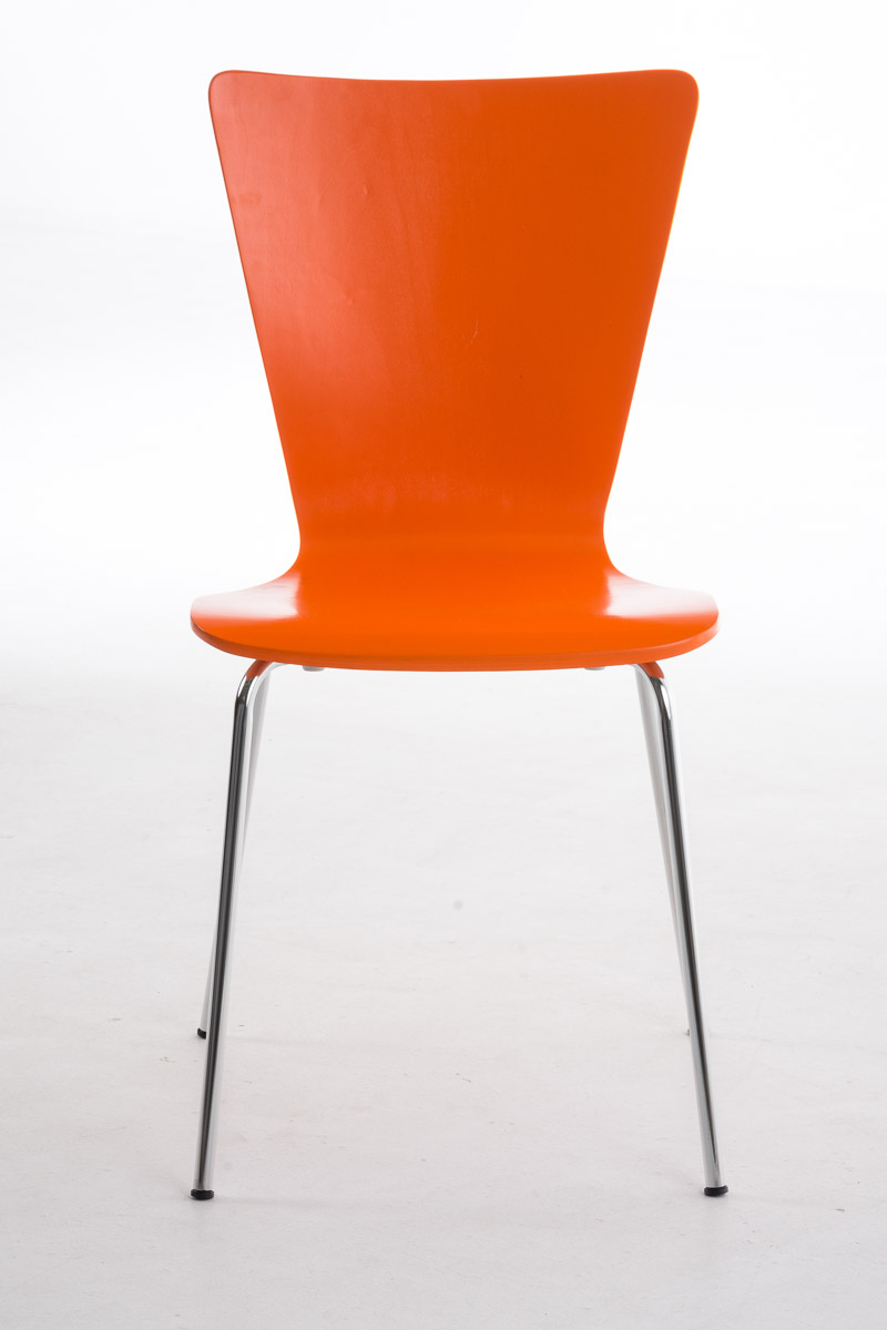 2er Set Besucherstuhl Aaron, orange