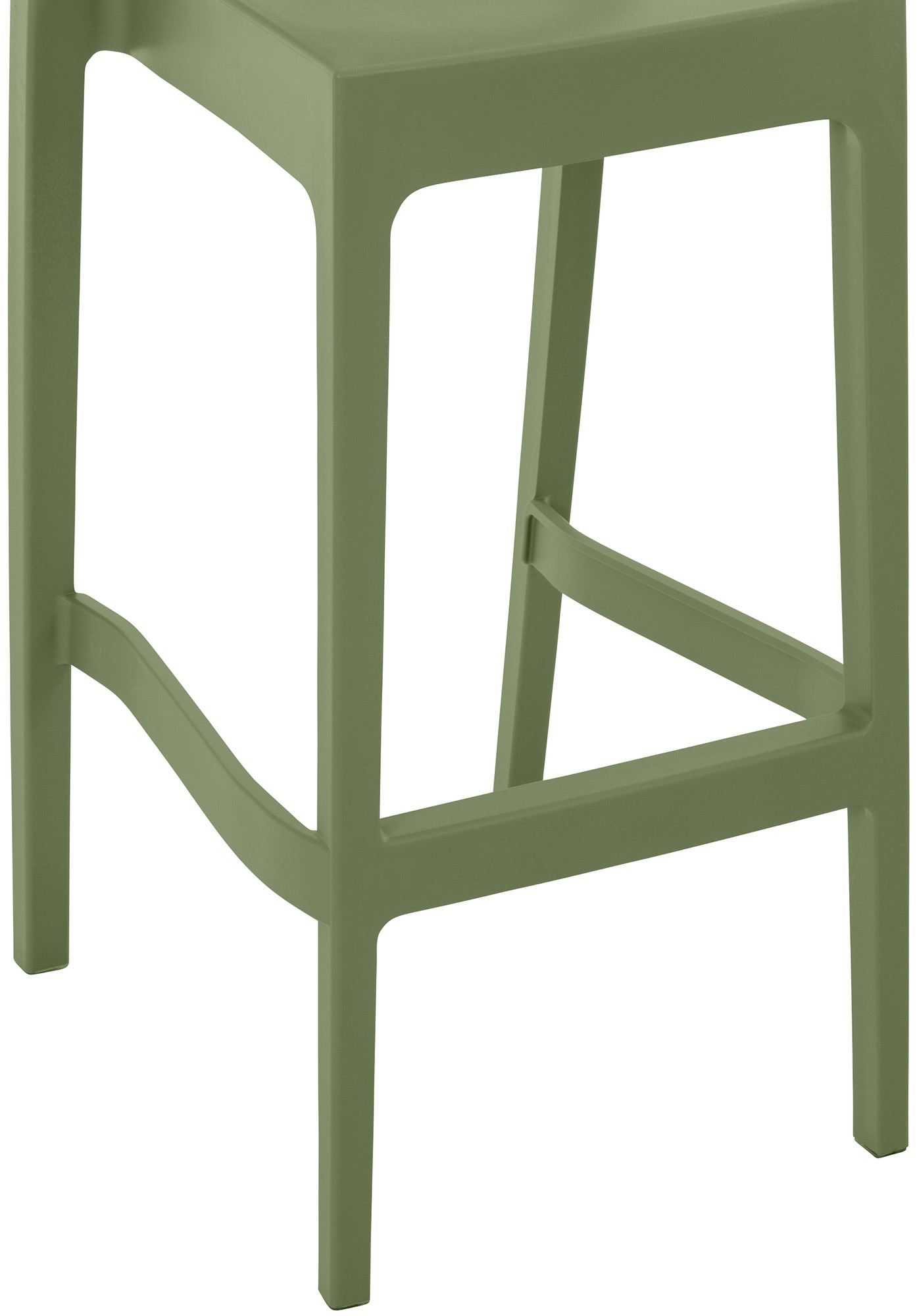 2er Set Barhocker Maya, oliv