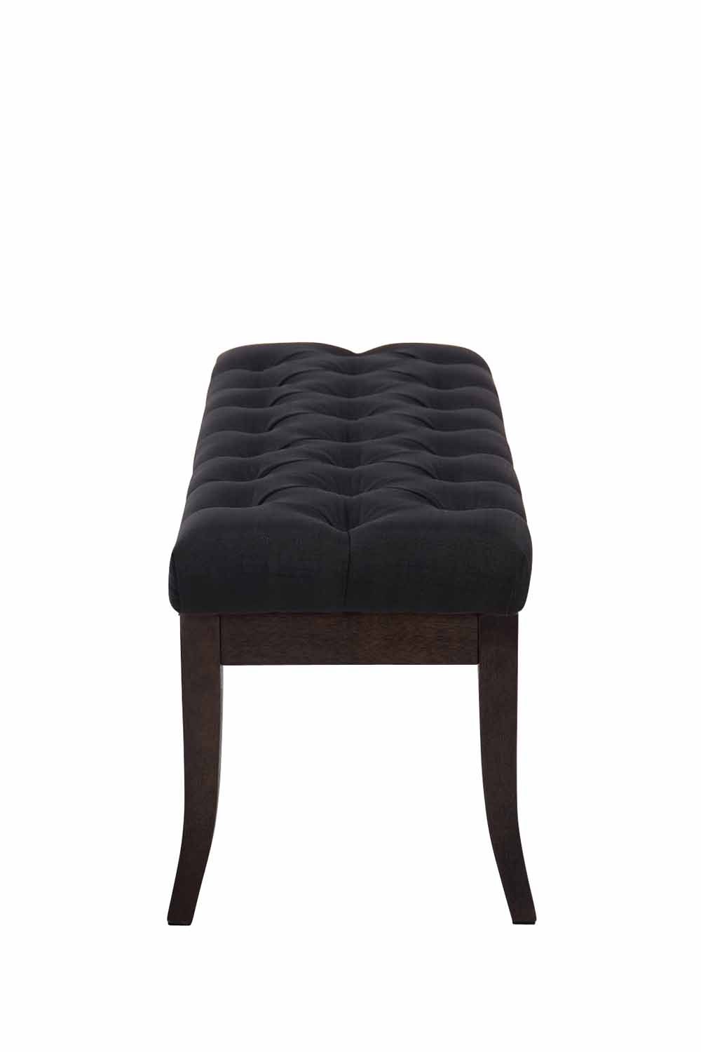 Sitzbank Ramses Stoff antik-dunkel 100 cm, schwarz