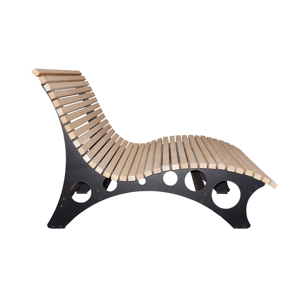 Wellenholzliege / Waldsofa TAIGA - 150 cm
