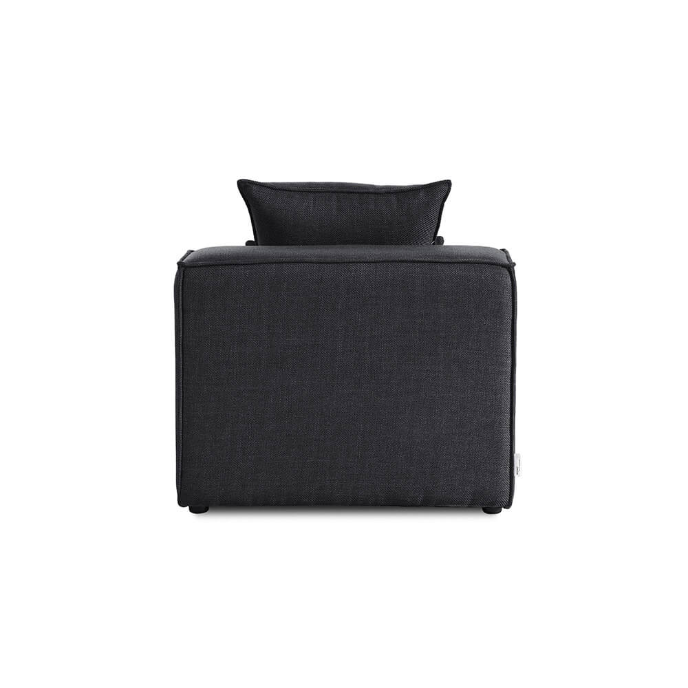 Modulares Sofa Mittelsofa VERONA - 120 x 87 cm Anthrazit