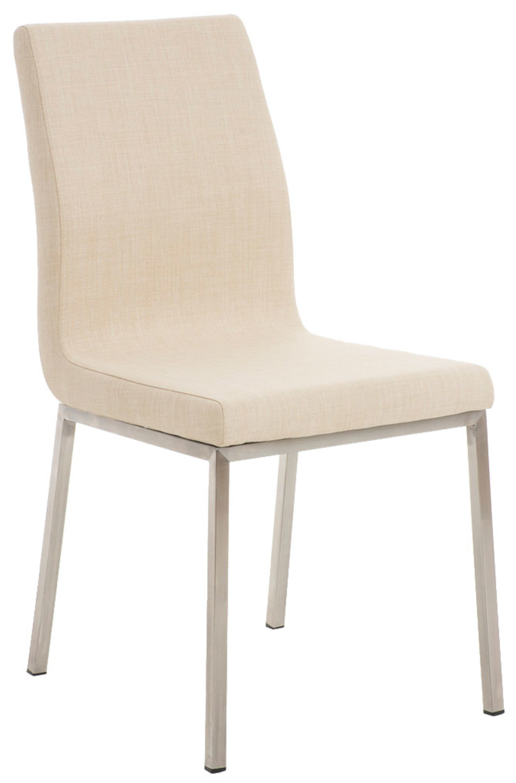 2er Set Esszimmerstühle Colmar Stoff, creme