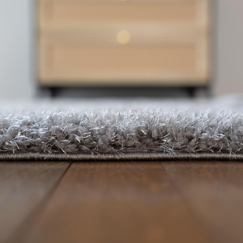 Hochflor Teppich SOFI - 200 x 140 cm Dunkelgrau