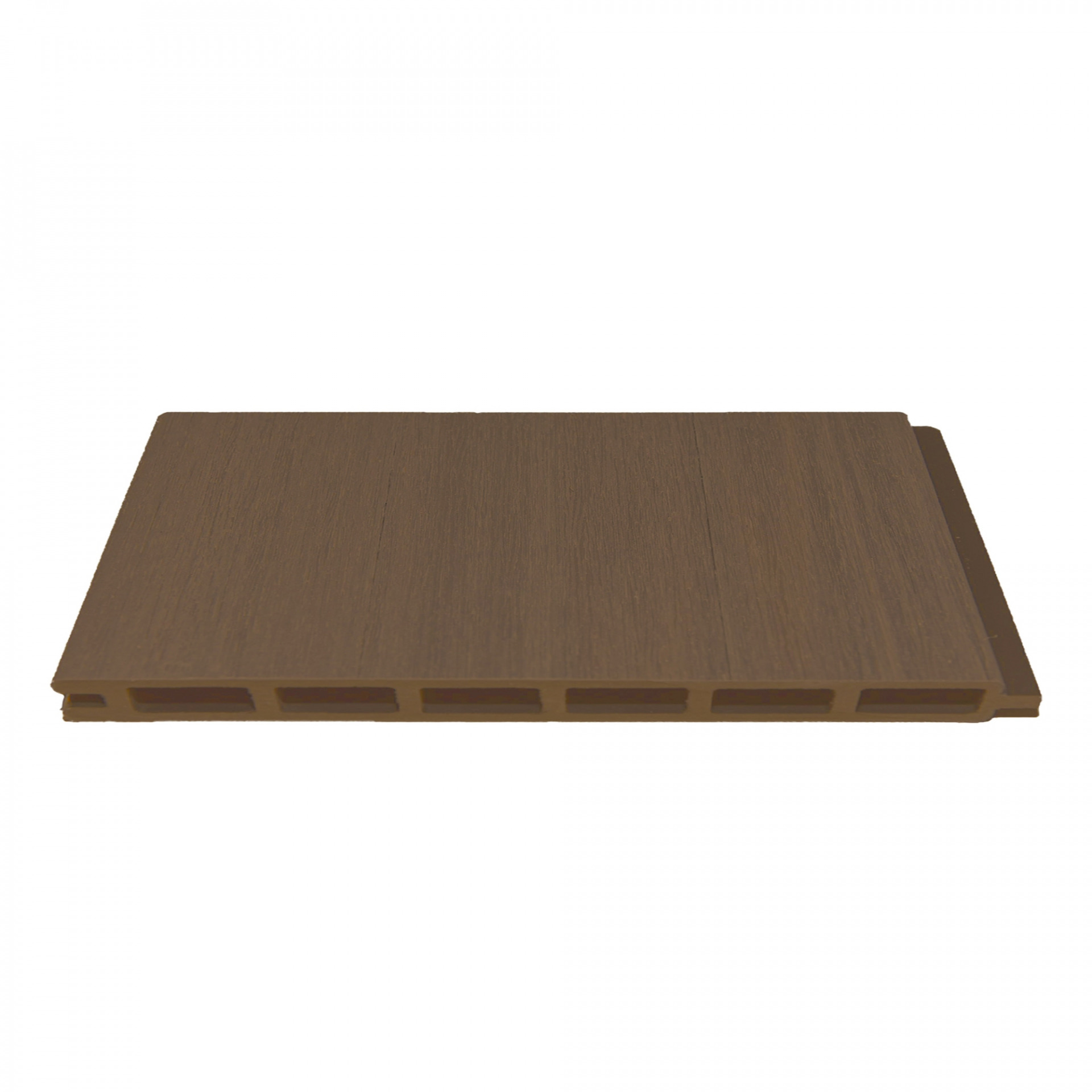 ELZE-Serie WPC-Steckzaunsystem, Zaunlamelle BREIT 20 x 280 x 1790 mm, TEAK co-extrudiert