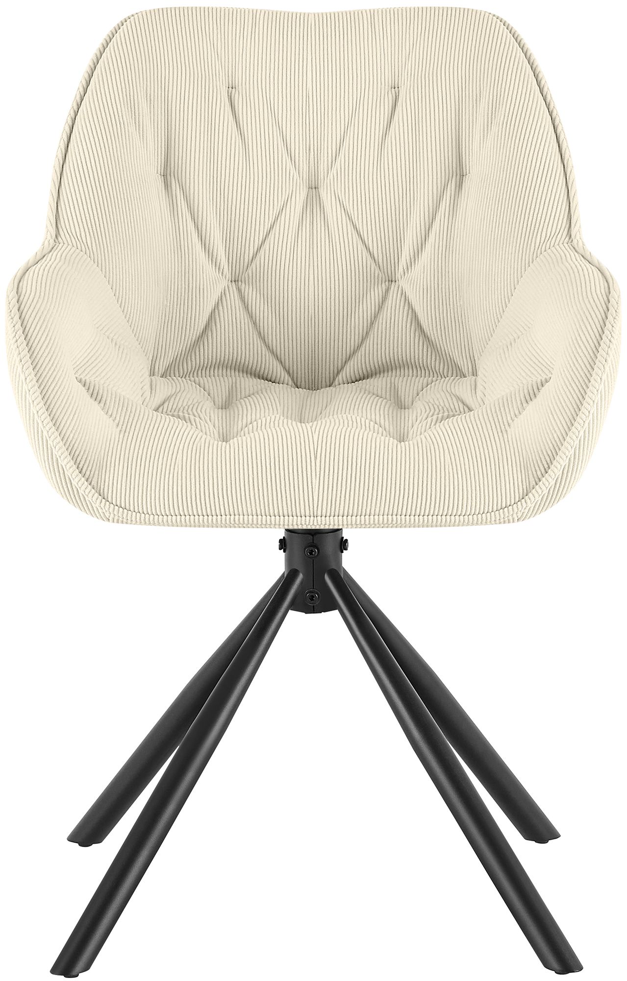 Esszimmerstuhl Rimio Cord, creme