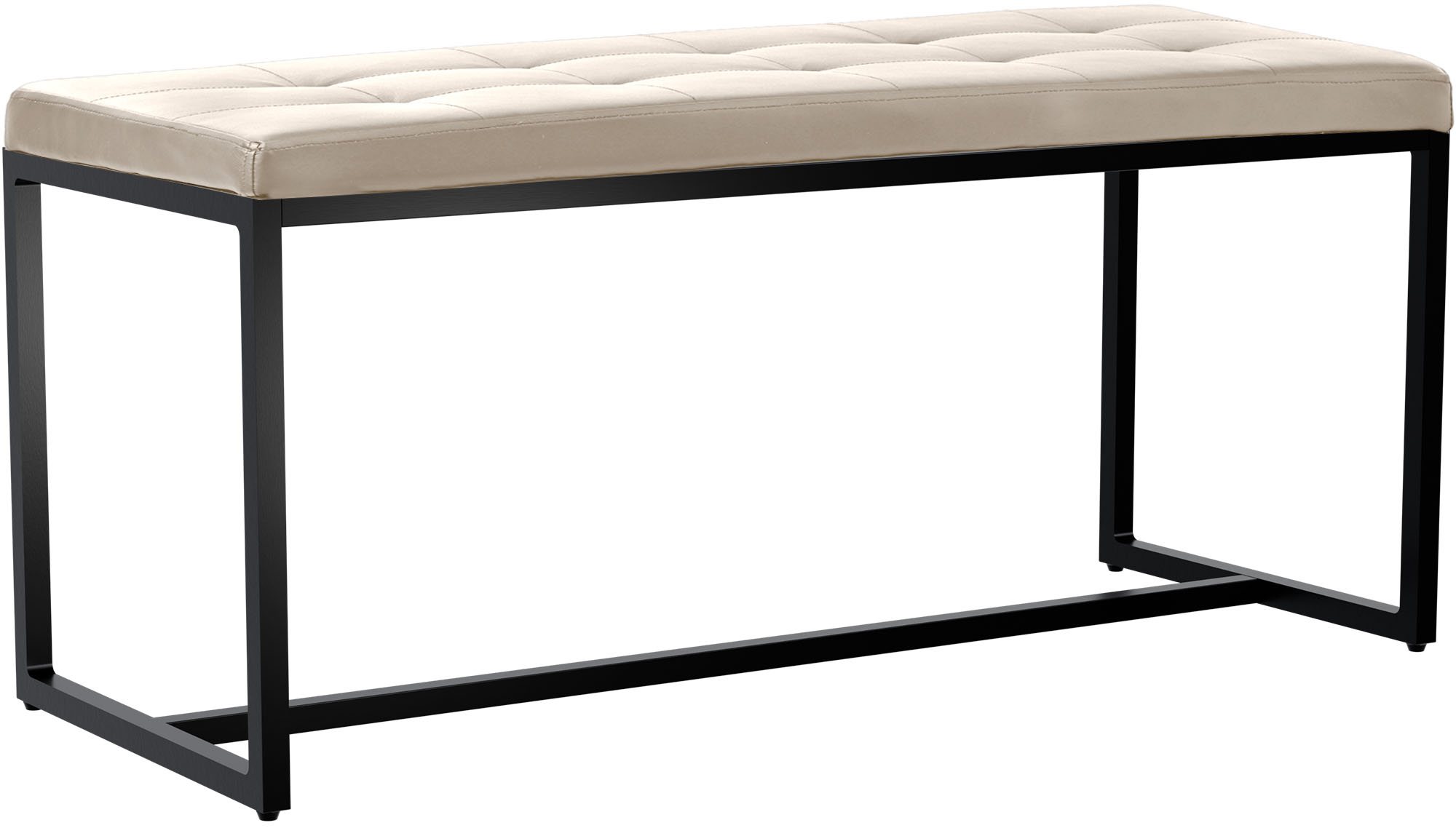 Sitzbank Barci B Kunstleder, creme