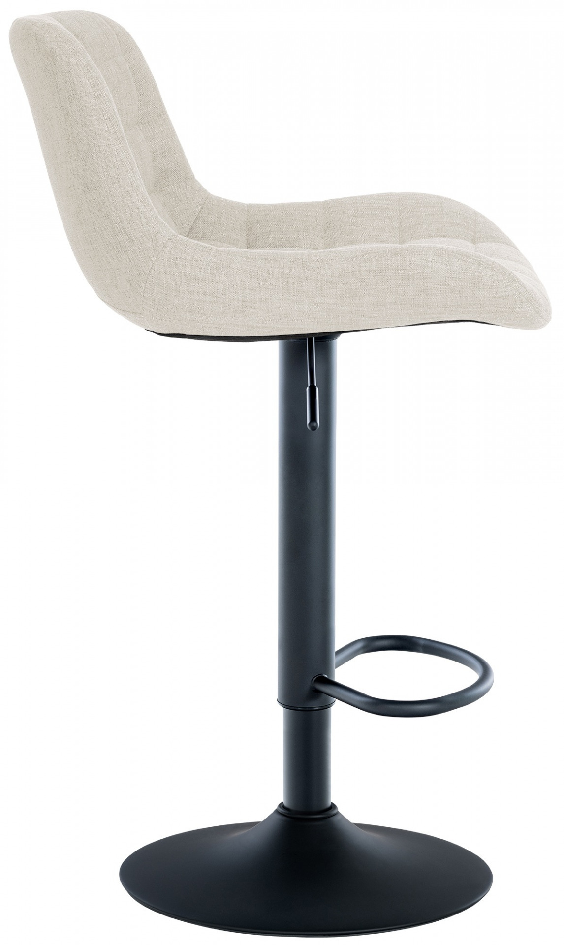 2er Set Barhocker Tover Stoff, creme