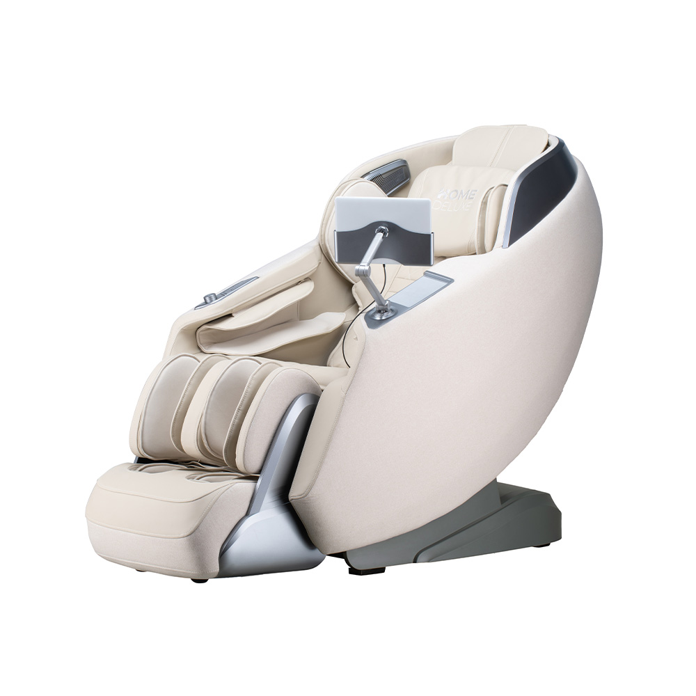 Massagesessel ALVINA mit Premium Webstoffpolsterung - Beige