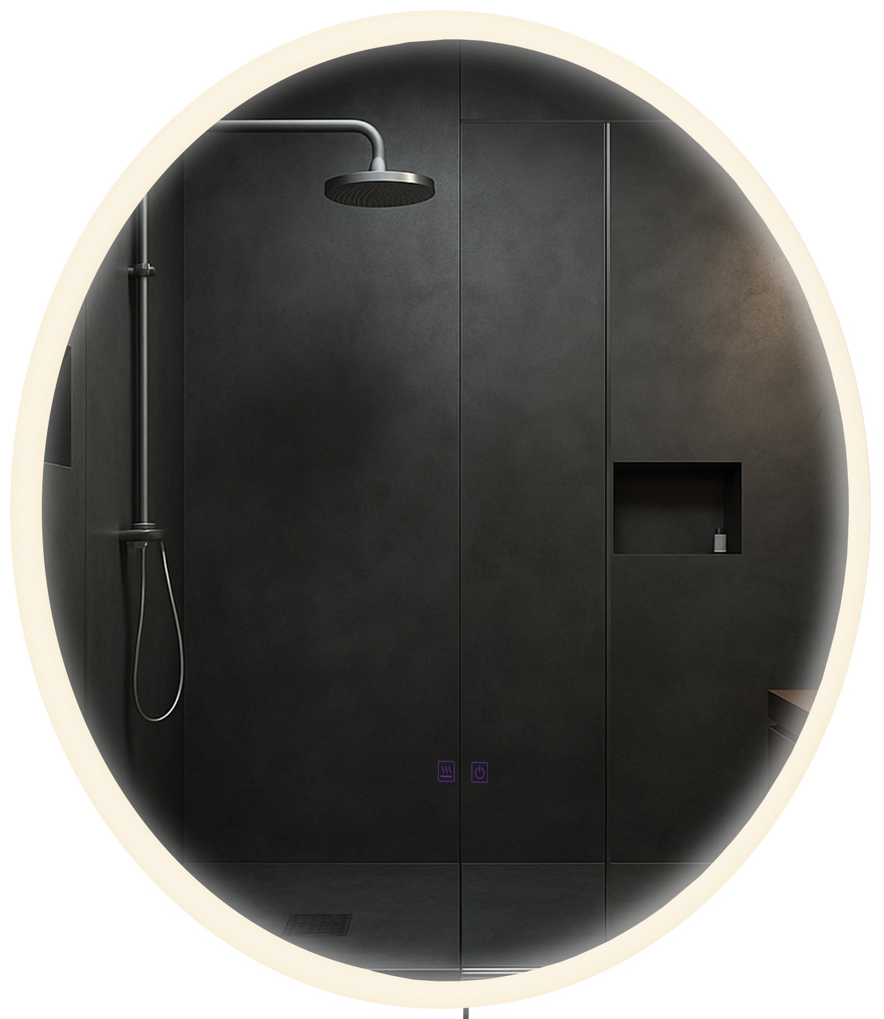 Badspiegel Laconia 70 mit Bluetooth, klarglas