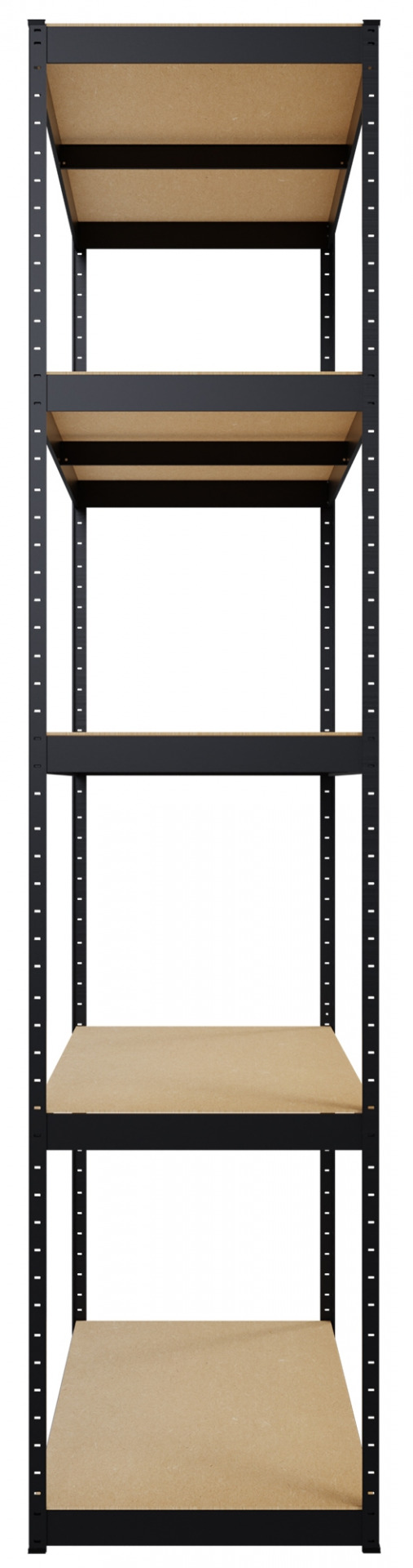 3er Regalsystem, schwarz